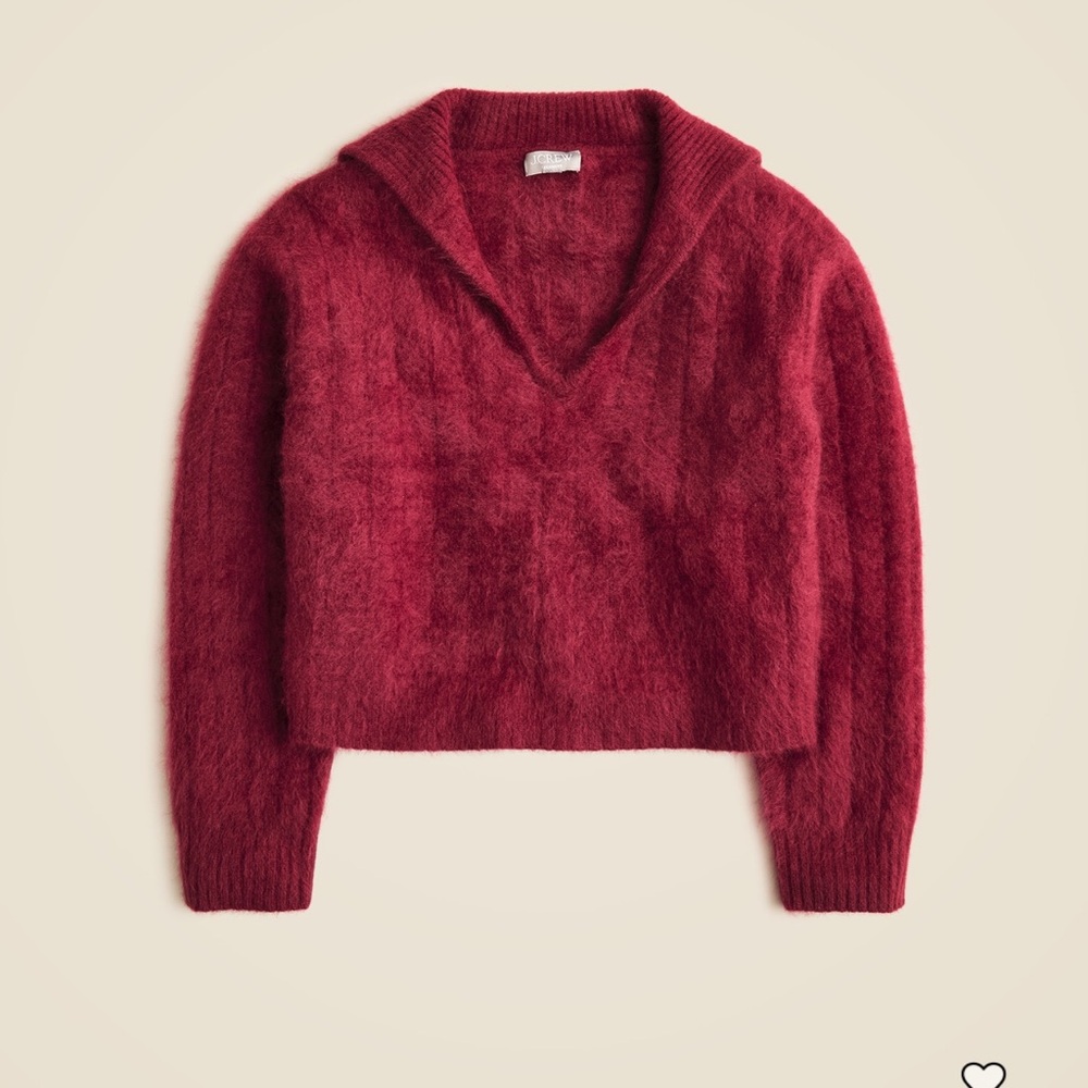 J Crew Johnny Collar v-neck cashmere sweater, NWT